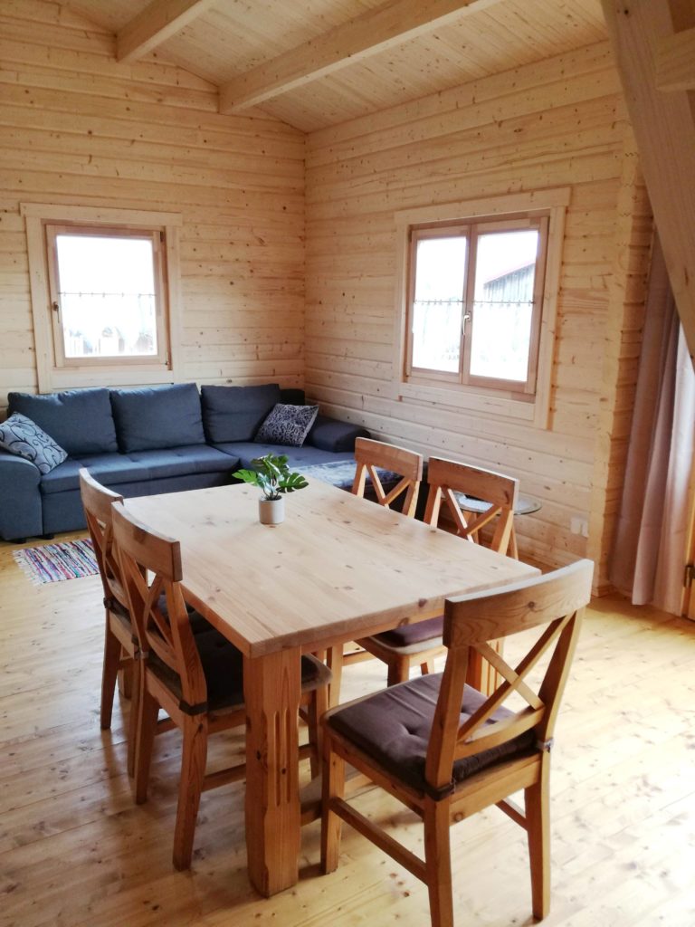 Esszimmer mit Wohnzimmer
